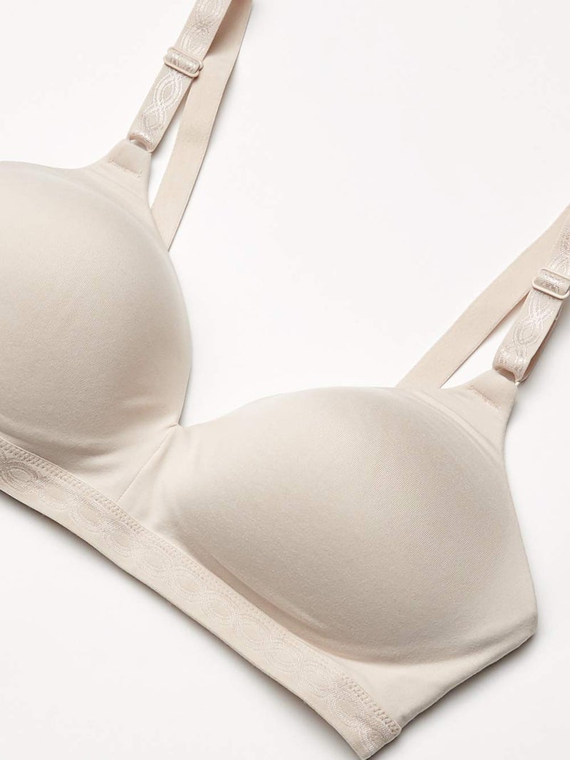 Warner's Women's Blissful Benefits Ultrasoft Wirefree Bra, Butterscotch, 38D - Image 3